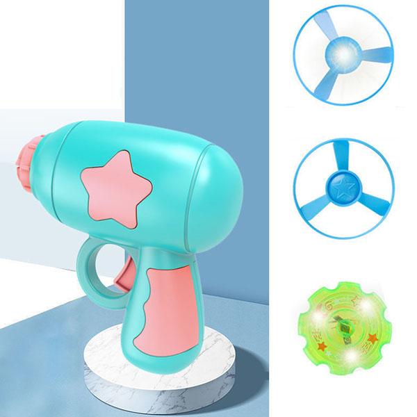 Flying Glowing Children's Toys Outdoor Casual Frisbee Boys and Girls Puzzle Parent-Child Interactive Game Toy Pistol