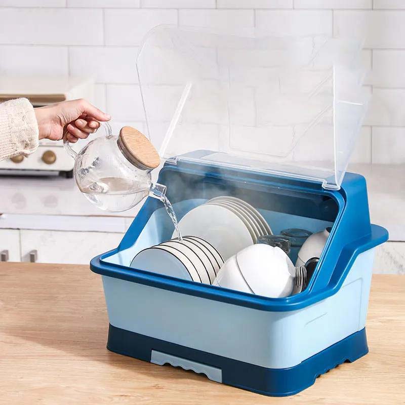 Kitchen Put A Bowl of Multi-function Storage Box Household Tableware Storage Box Drawer with Cover Storage Box