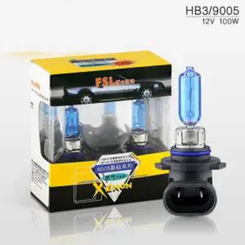 2pcs Plus Xenon Far and Near Beam Headlight White Light Car Bulb H1 H4 H7 H8 H9 H11 9005 Super Bright 12V55W Spotlight Halogen Bulb