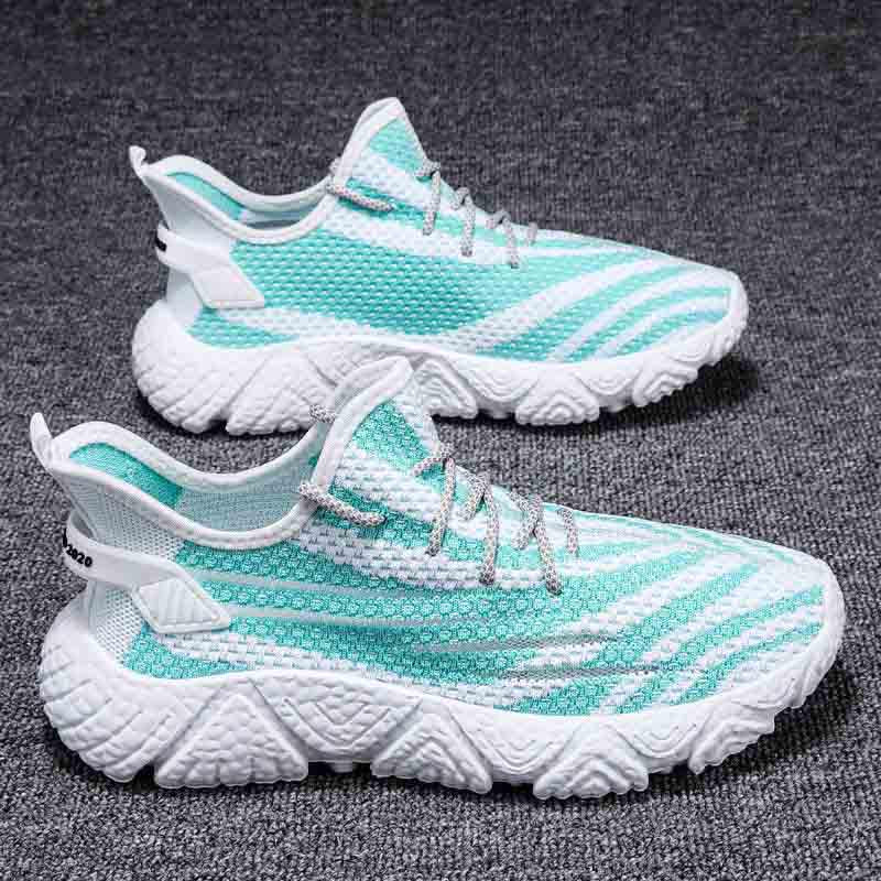 Size 39-44 Fashion Summer Men Mesh Sneakers Low-top Running Basketball Shoes Outdoor Non-slip Shockproof Letter Shoes