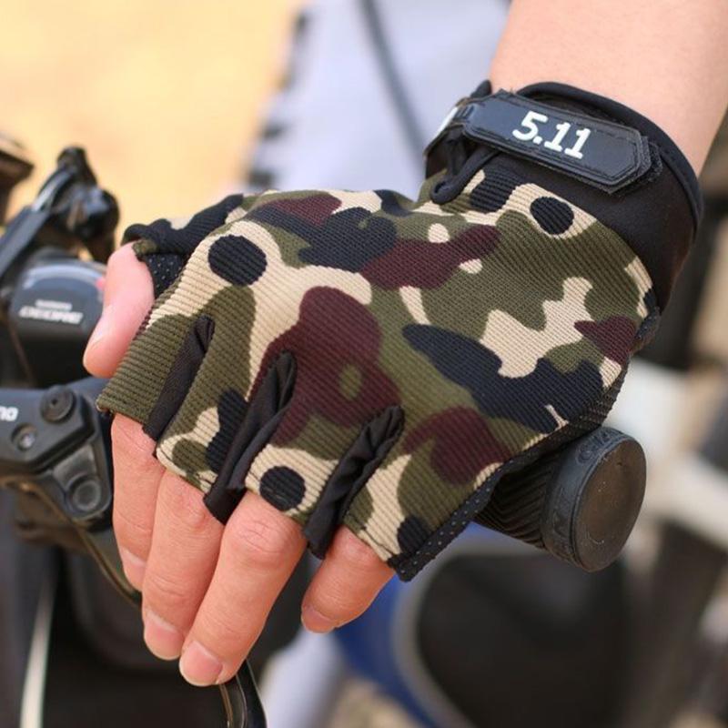 Sports Fitness Gloves Half-finger Men and Women Non-slip Anti-cutting Wear-resistant Equipment Training Tactical Special Forces Gloves