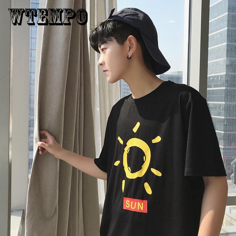 T Shirt Men Streetwear Casual  T-shirt Hiphop Loose Short Sleeve Tshirt Summer Tops