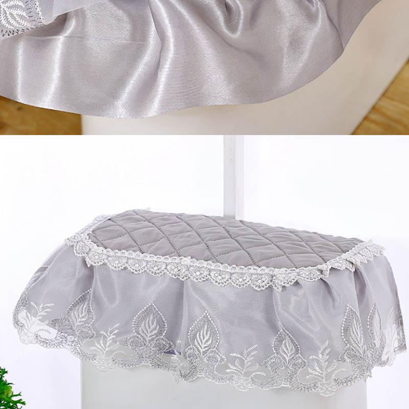 Toilet Seat Cushion Three-piece Household Toilet Cover Toilet Toilet Cover Cover Nordic Diamond Lattice Lace Toilet Set