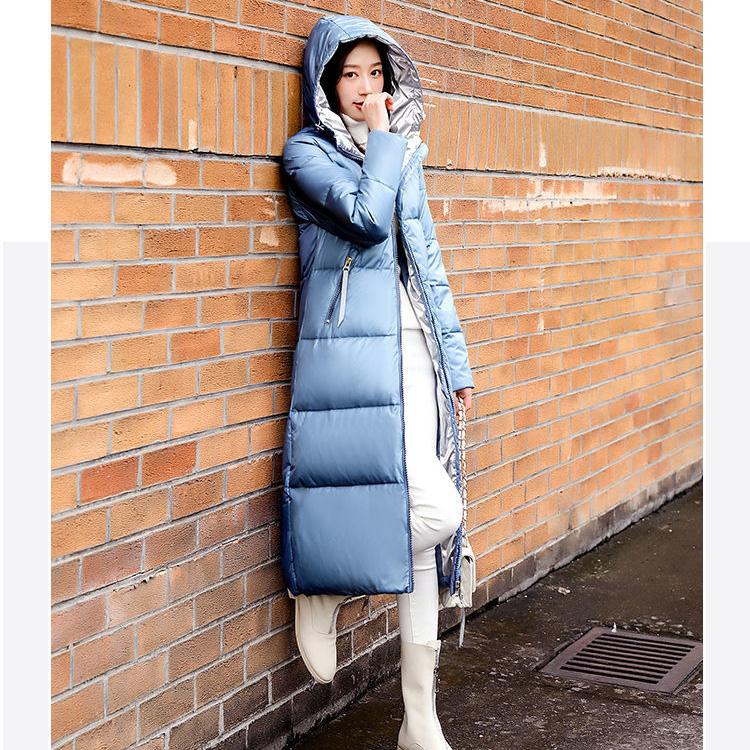 Women's Long Padded Coat Slim Slimming Thick Warm Winter Padded Jacket All-match Padded Jacket