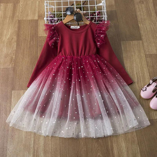 Cute Girls Dress Summer Girls Dresses Fancy Flower Princess Dress Toddler Tutu Baby Girls Tulle Dress 3 8Y