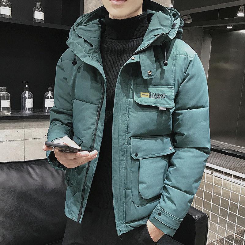 Tooling Warm Men's Winter Korean Jacket Trendy Brand Loose Large Size Thick Hooded Cotton Jacket