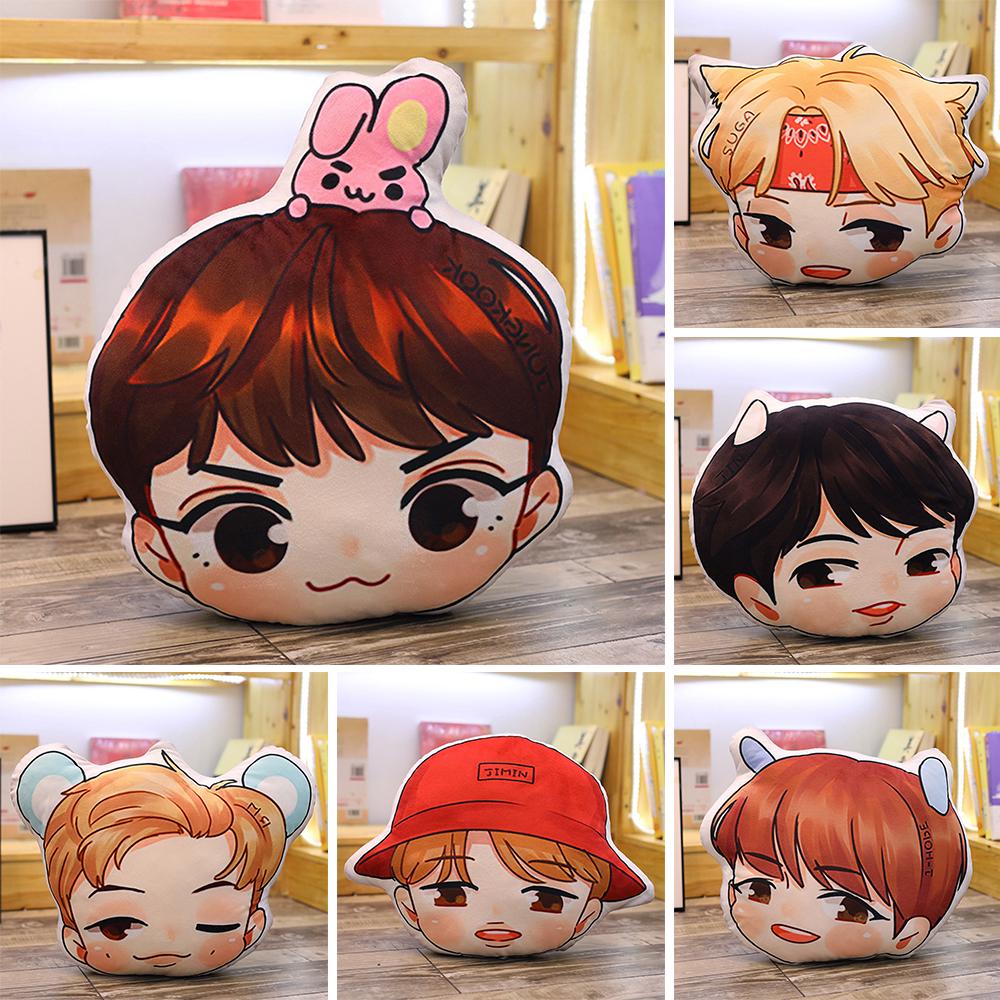 Bangtan Boys Pillow BTS K-Pop Pillowcase Furniture Decoration Face Yourself Cushion Pillow Throw