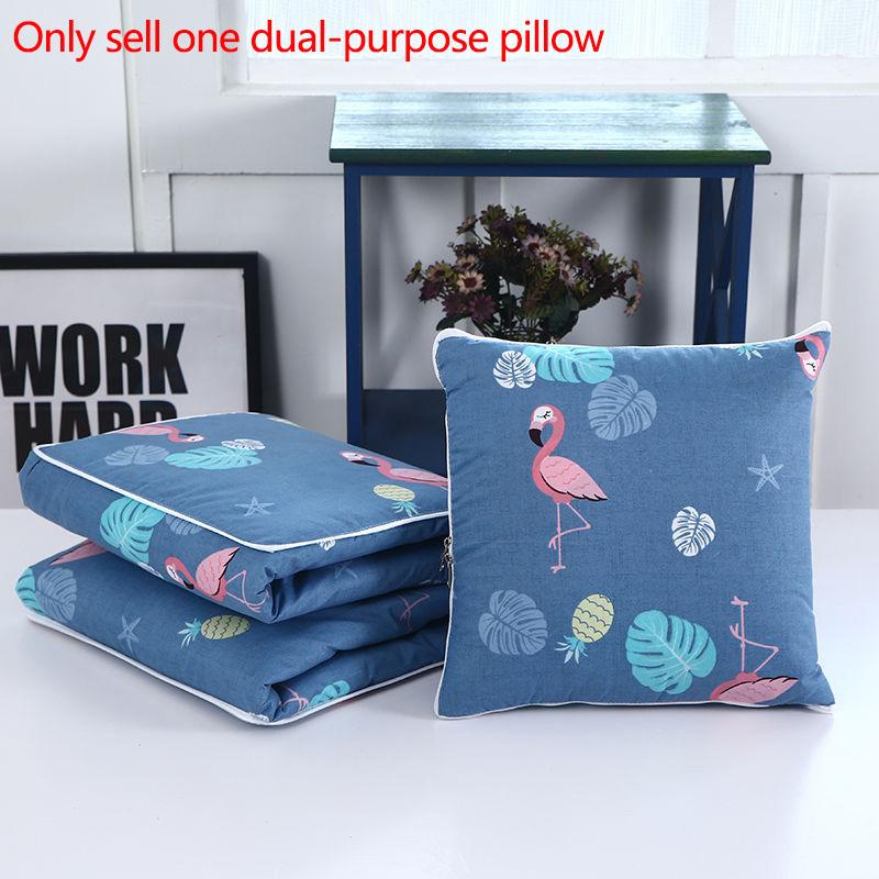 Dual-purpose Pillow Variable Quilt Home Sofa Pillow Soft and Relaxing Artifact Car Waist Pillow