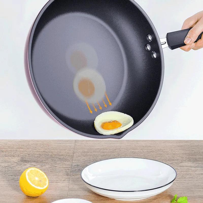 Non-stick Wok Household Cooking Pot and Pans Family Dinner Wok Tableware Household Pan Frying Pan