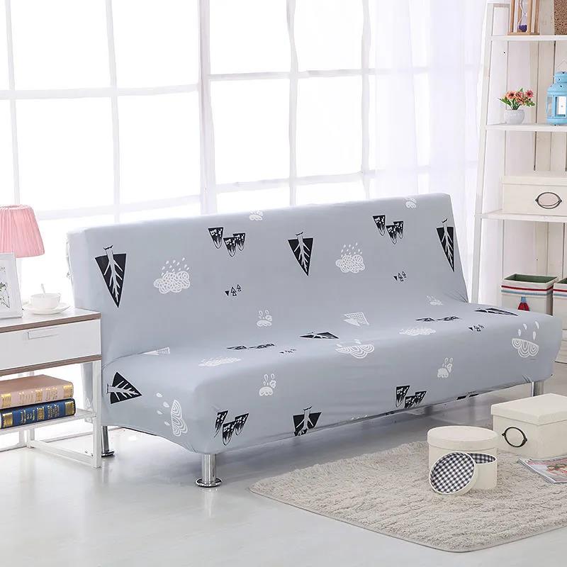 Geometric Folding Sofa Bed Cover Sofa Covers Spandex Stretchdouble Seat Cover Slipcovers for Living Room Geometric Print