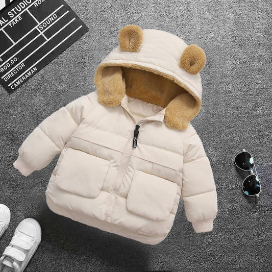 Baby Girls Jacket winter Jacket For Boys Coat Kids Warm Hooded Outerwear Coat Children Clothes