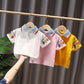 Boys Summer Suits Children's Handsome Trendy Boys By Summer Short-sleeved Tops