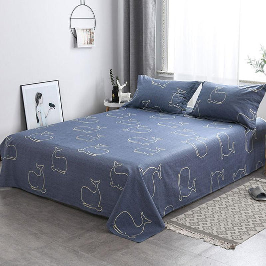 Skin-friendly Bed Sheet Four Seasons Universal Student Dormitory Bed Linen Household Bedding