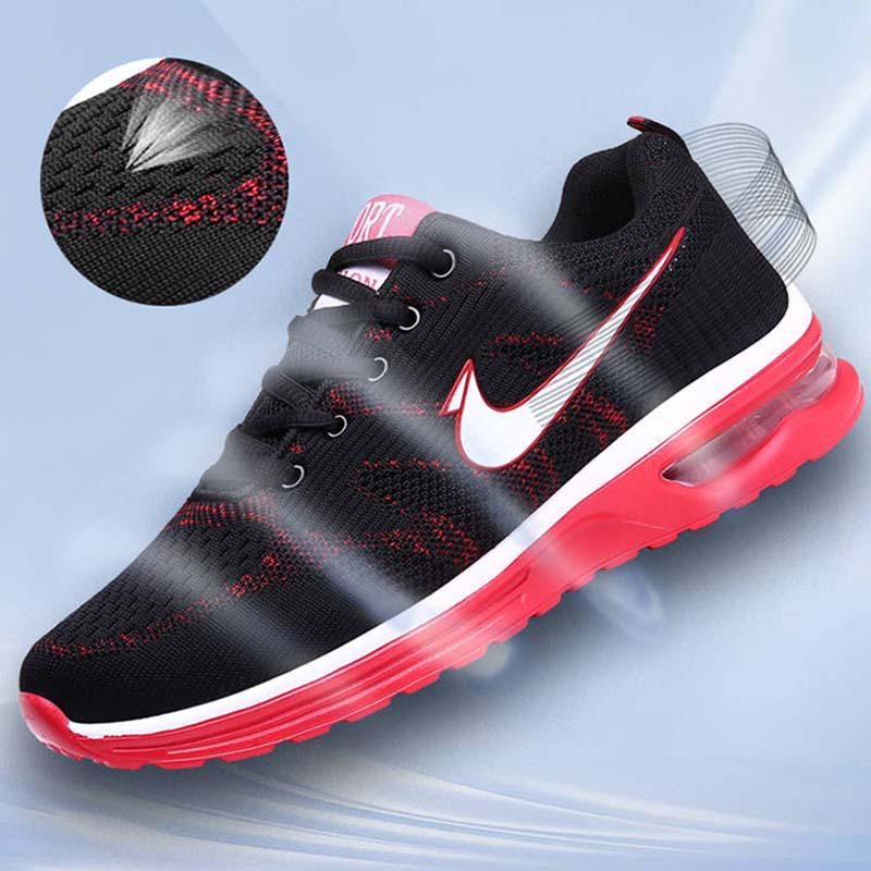 Plus Size38-45 Men Sneakers Outdoor Running Basketball Shoes Mesh Breathable Non-slip Sports Shoes