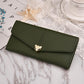 Lady's Purse Long Envelope Wallet Multi-card Holder Lady's Handbag Crossstitch Lady's Handbag