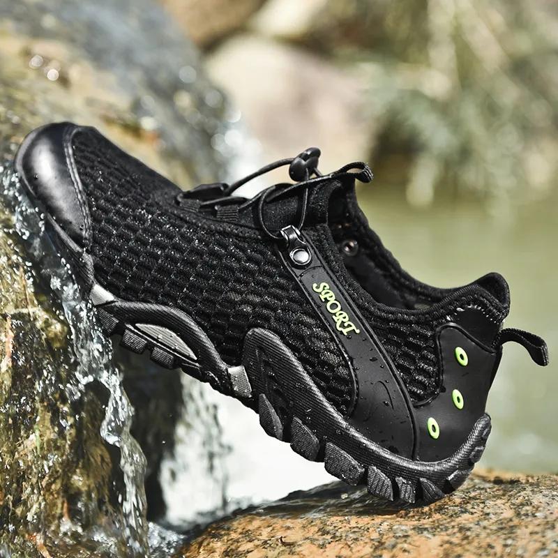 Men's Shoes Outdoor Hiking Shoes Shoes Breathable Sports Casual Shoes Non-slip Net Shoes Travel Hiking Shoes Student Fitness Shoes