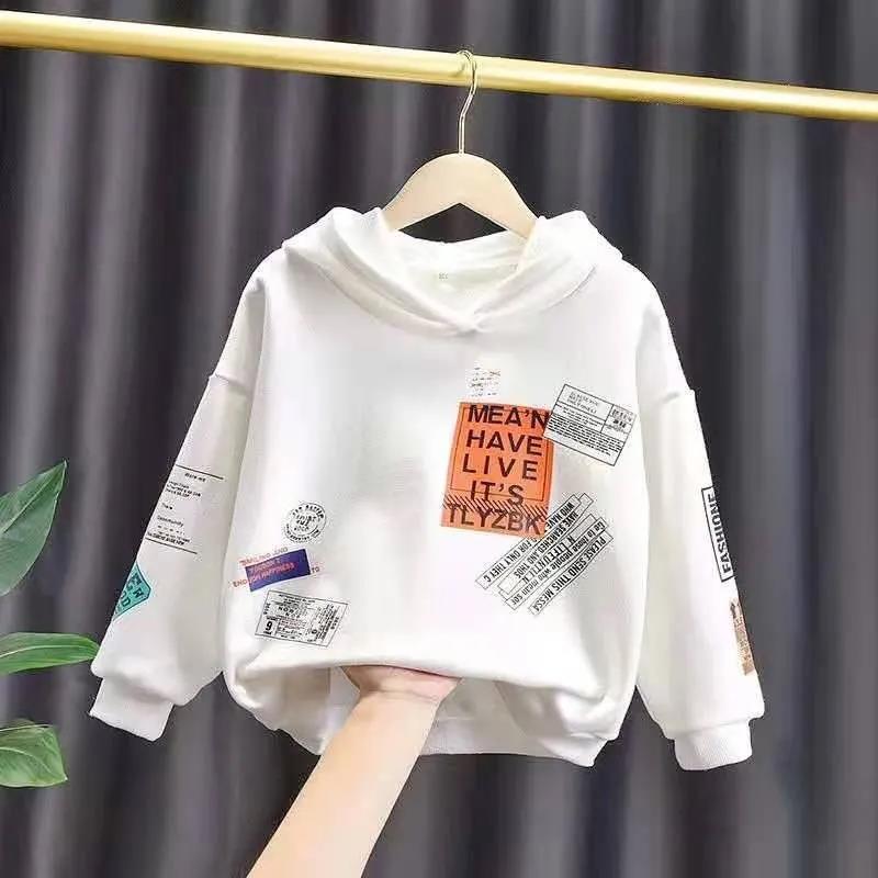 Boys' Autumn Suits Women's 2021 Spring and Autumn Sweaters Small and Medium-sized Children's Boys Clothes