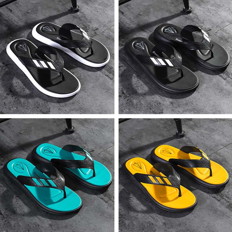 Flip-flops Men's Summer Fashion Beach Shoes Non-slip Deodorant Trend Korean Sandals and Slippers