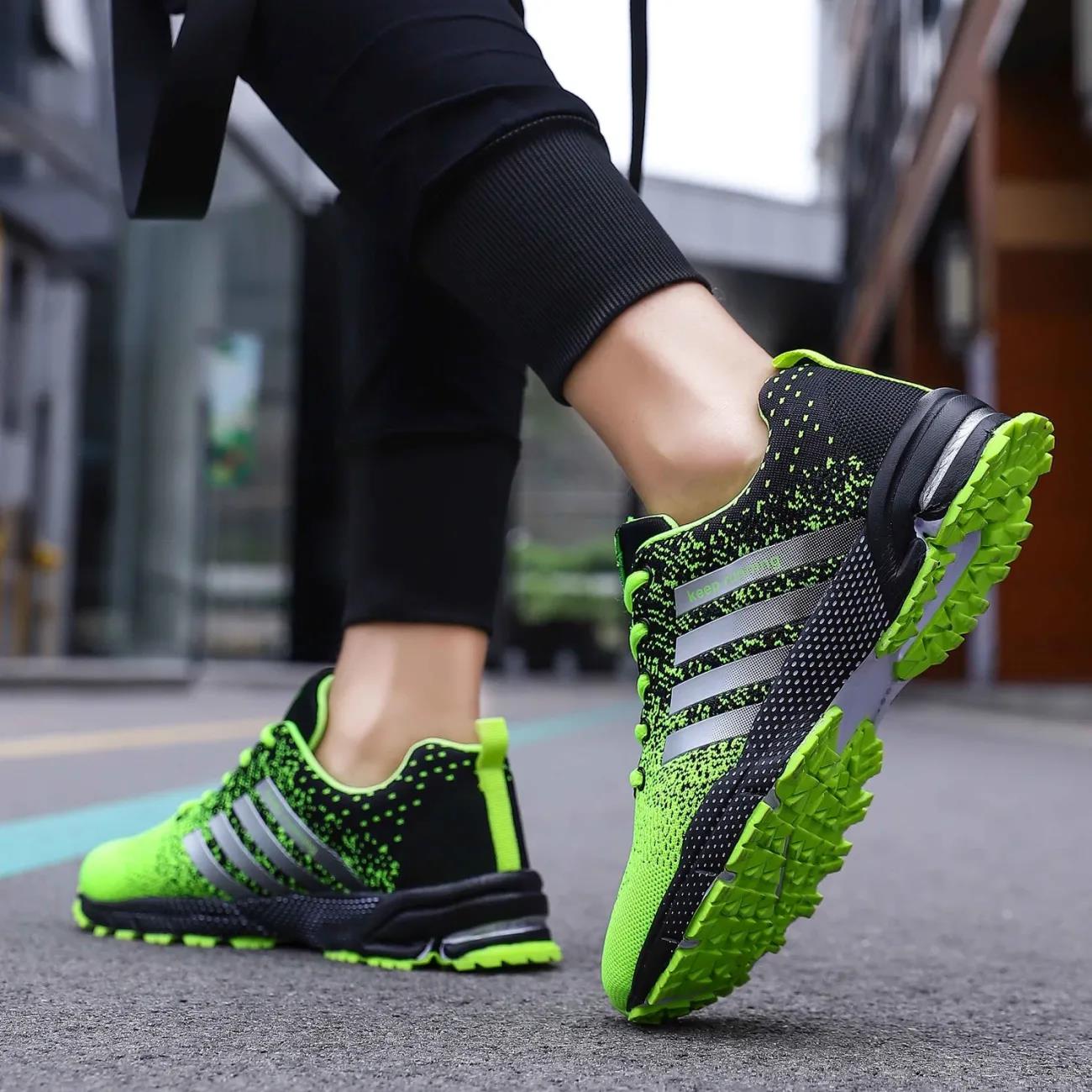 Men Large Size Running Shoes Breathable Outdoor Sports Shoes Lightweight Sneakers for Women Comfortable Athletic Training Footwear