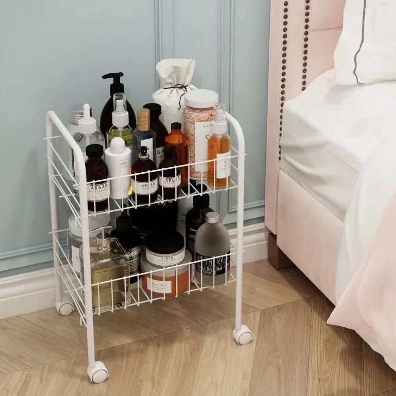 Metal Bathroom Kitchen Storage Rack Rack Seasoning Rack Multi-functional Storage and Finishing Large-capacity Rack Rack Kitchen Supplies