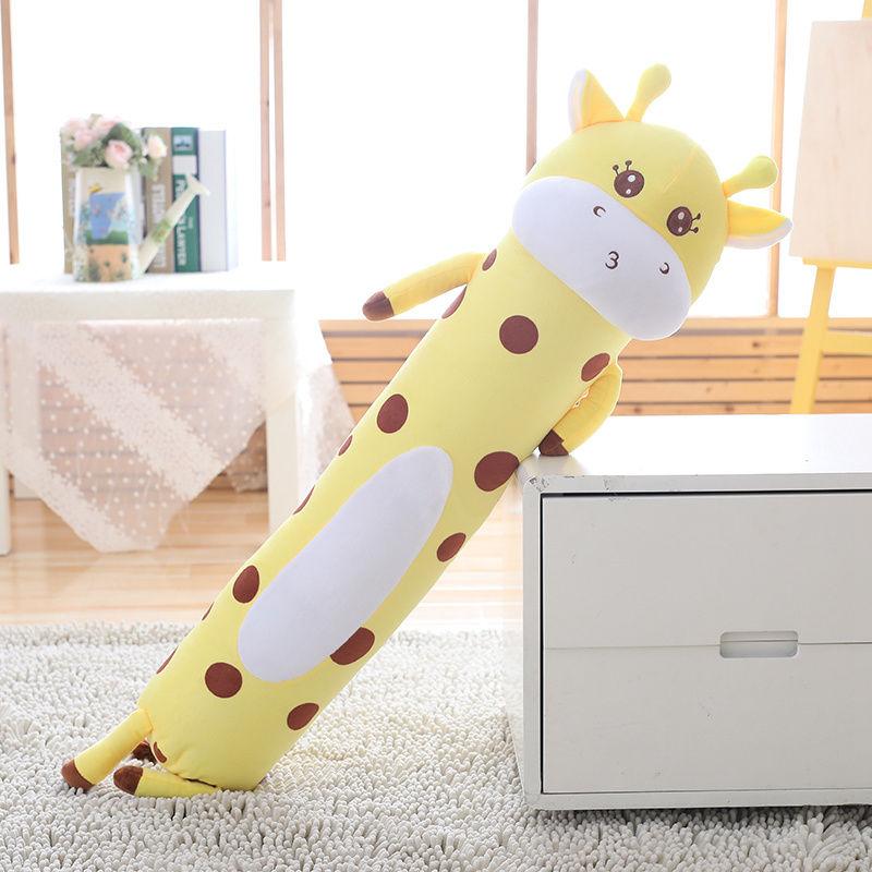 Long Strip Pillow Cylindrical Plush Sleeping Pillow Removable Washable Bed Sleeping Pillow