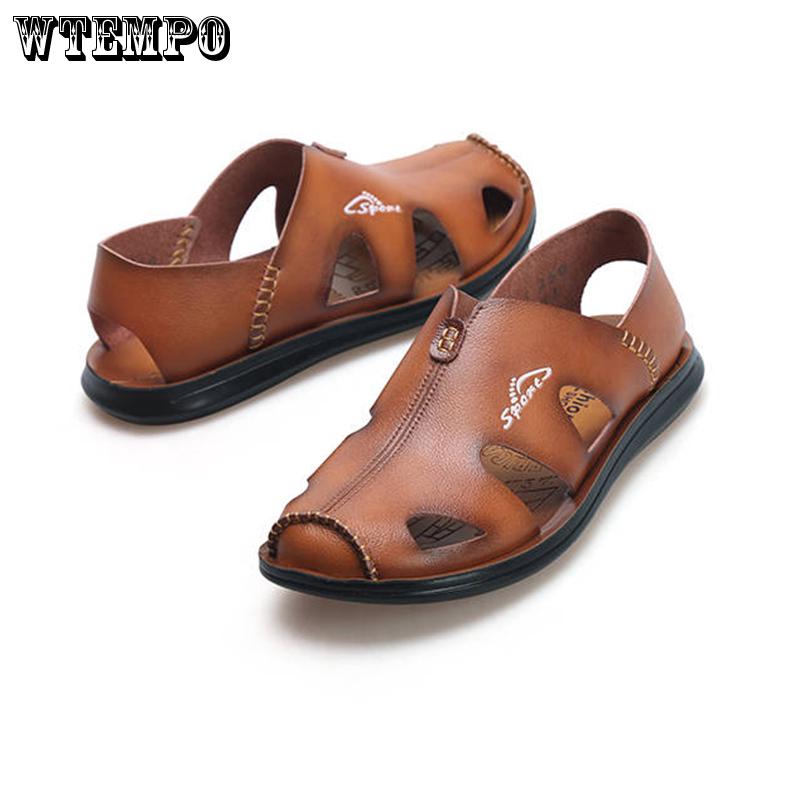 Summer sandals men's sandals and slippers men's soft bottom non-slip casual beach shoes