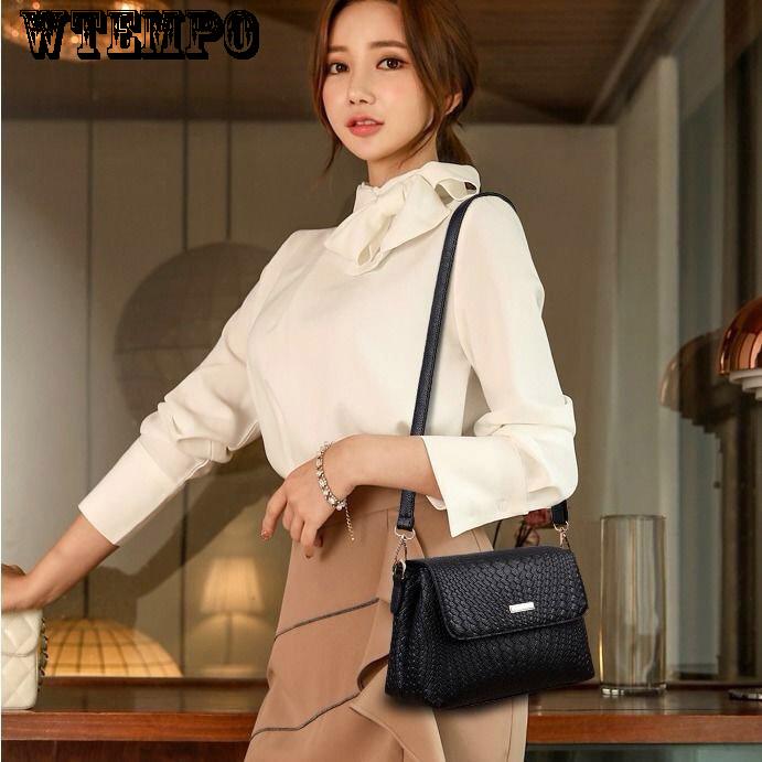 Women's Fashion Wild Trend Bag Leather Texture Handbags Shoulder Diagonal Package