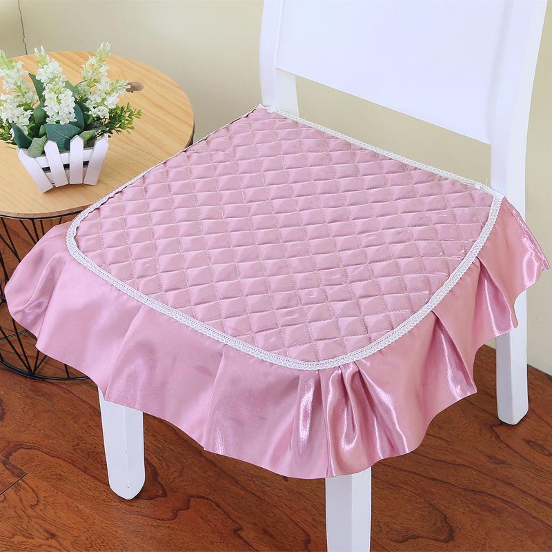 Four Seasons Universal Non-slip Chair Cushion Stool Cushion with Strap European Style Dining Table and Chair Cushion Home Decoration