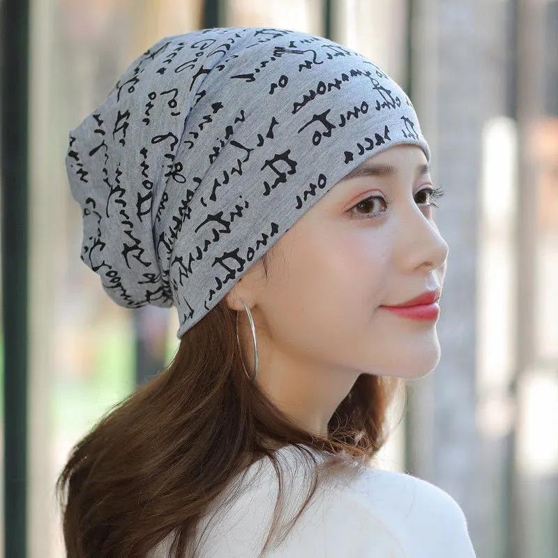 Skullcap Hats for Women Men Unisex Beanie Cap Warm Ladies Autumn Winter Caps Outdoor Fashion Hip-hop Scarf Girl