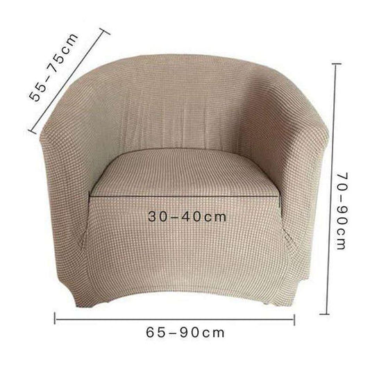 Club Chair Slipcover Stretch Armchair Covers Printed Tub Chair Cover Sofa Cover Spandex Couch Covers for Bar Counter Living Room