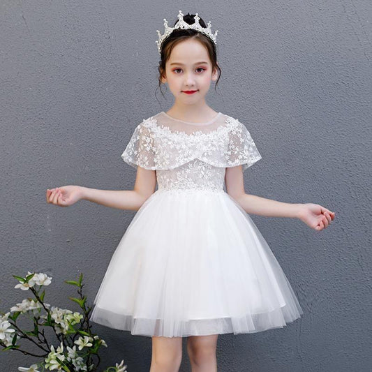 Princess Flower Girl Dress Summer Wedding Birthday Party Kids Dresses for Girls Children's Costume Teenager Prom Designs