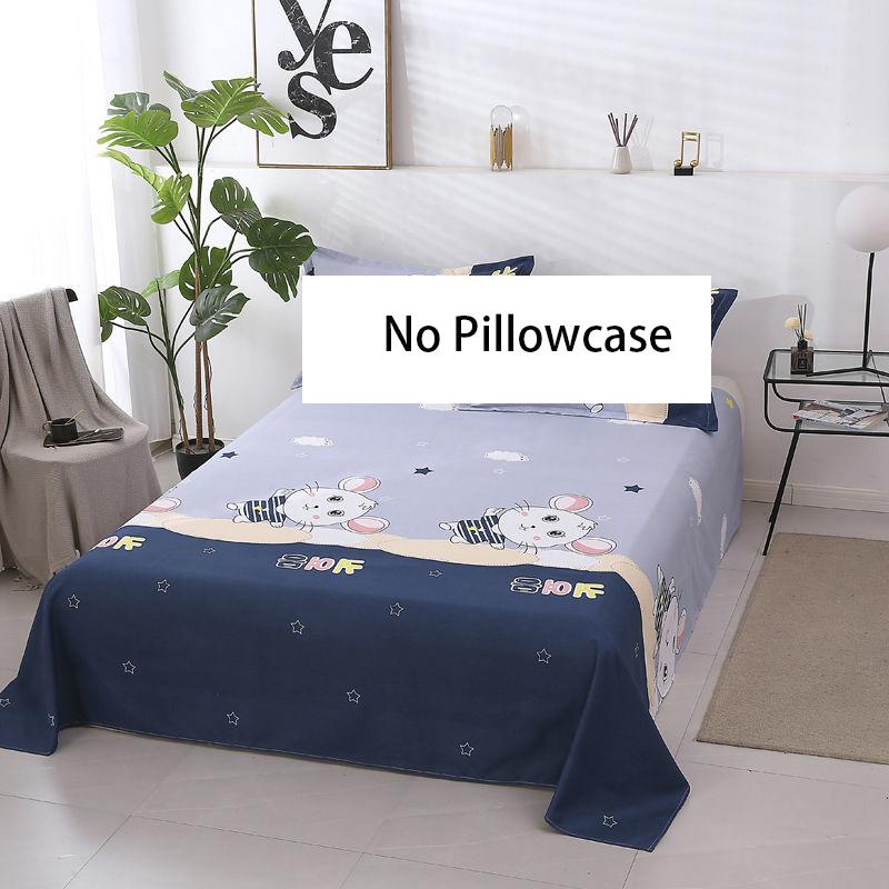 Skin-friendly Sanding Single Bed Sheet Simple Thick Bed Sheet Four Seasons Universal Student Single Double Multi-spec Cover