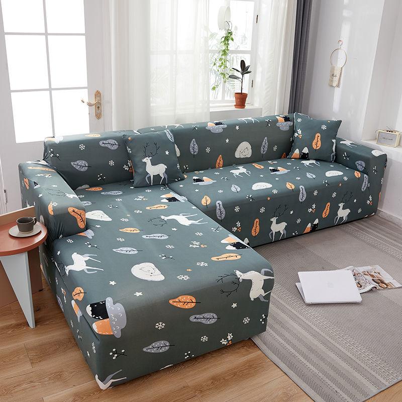 Floral Printed Slipcovers Stretch Plaid Sofa Covers Living Room Elastic Couch Chair Cover Sofa Towel Home Decor