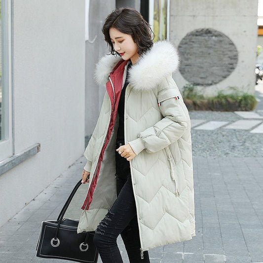 Women's New Coat Coat Loose Thick Padded Coat Mid-length Student Down Padded Coat Women