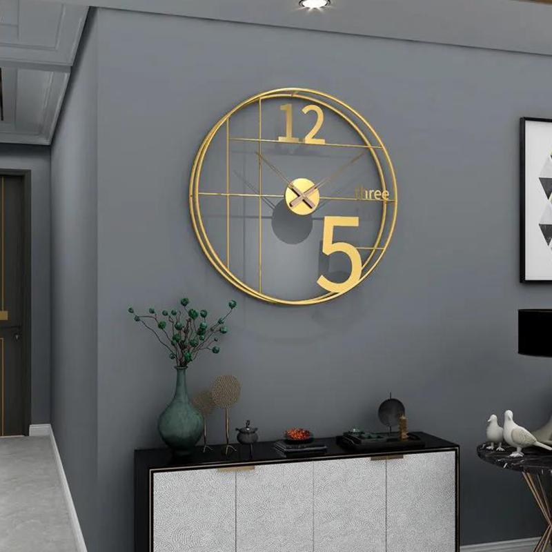 Spanish High-end Wall Clock Clocks Living Room Home Decoration Nordic Modern Minimalist Fashion Clock Hanging on The Wall