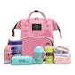 Backpack bag large mummy maternity nappy diaper baby bag travel backpack top zipper closure