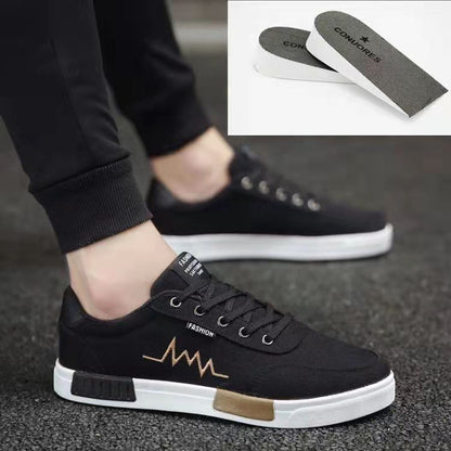 Canvas Shoes Men's Low-top Fashion All-match Casual Sneakers Popular Soft-soled Breathable Men's Cloth Shoes