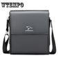 Messenger Shoulder Bag Men Leather Briefcase Casual Business Crossbody Handbag