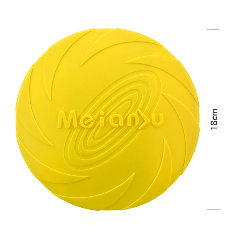 Fashionable Pet Dog Frisbee Pet Toy Frisbee Dog Silicone Resistant Frisbee Floating Training Throwing Toy