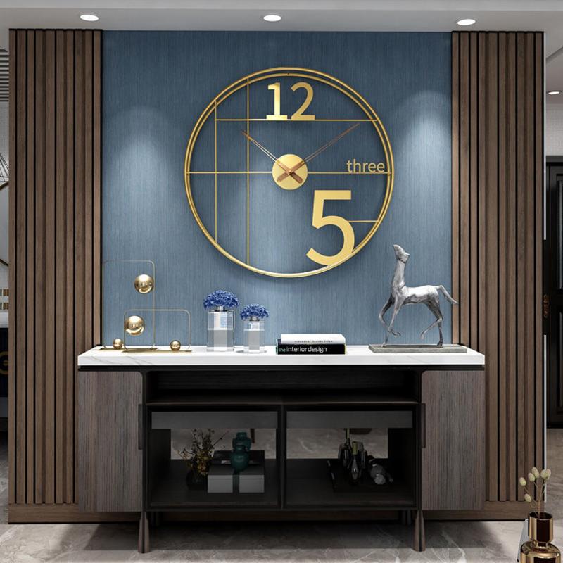 Spanish High-end Wall Clock Clocks Living Room Home Decoration Nordic Modern Minimalist Fashion Clock Hanging on The Wall