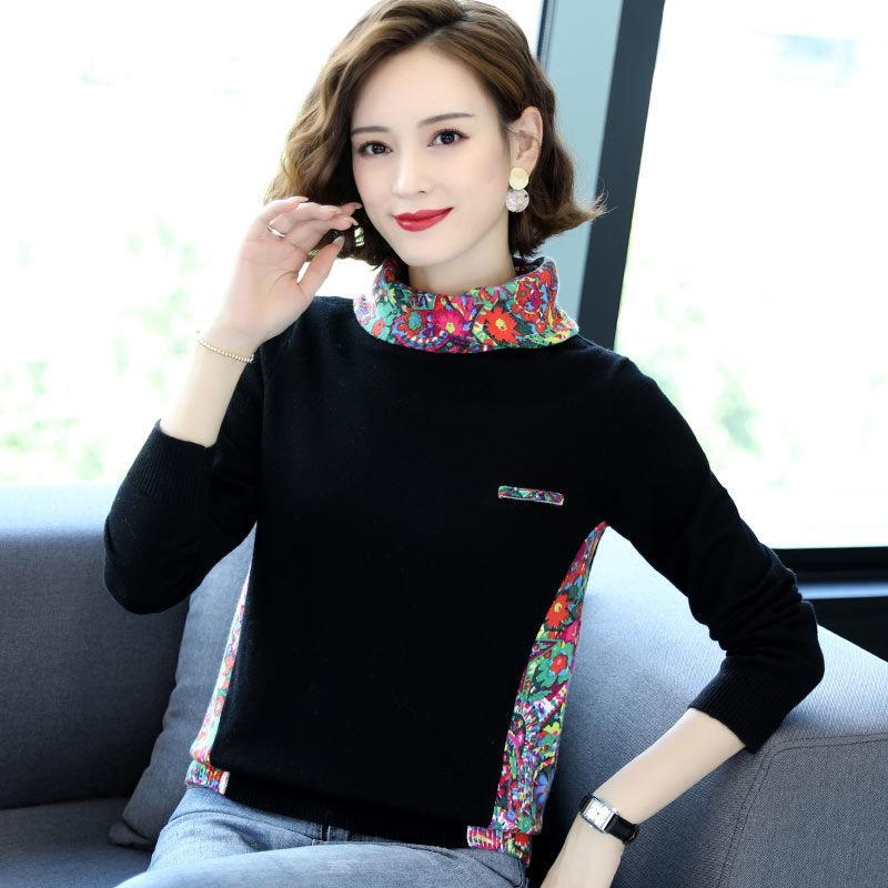 Plus Size Knitted Turtleneck Cashmere Sweater Women Wool Sweater Loose Bottoming Sweater Autumn Winter Female Jumper