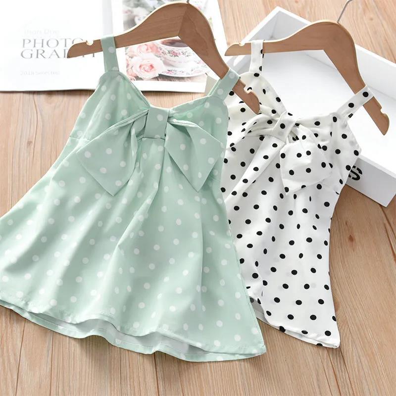 Girls' Summer Dresses Small and Medium-sized Children's Sling Skirts Summer Models Baby Girls' Vest Dresses