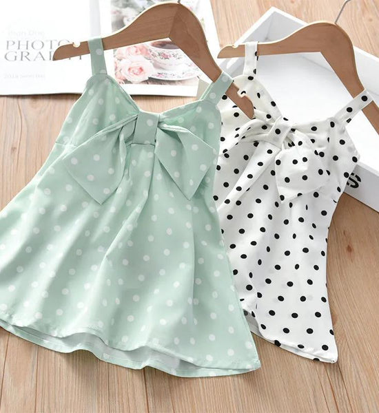 Girls' Summer Dresses Small and Medium-sized Children's Sling Skirts Summer Models Baby Girls' Vest Dresses