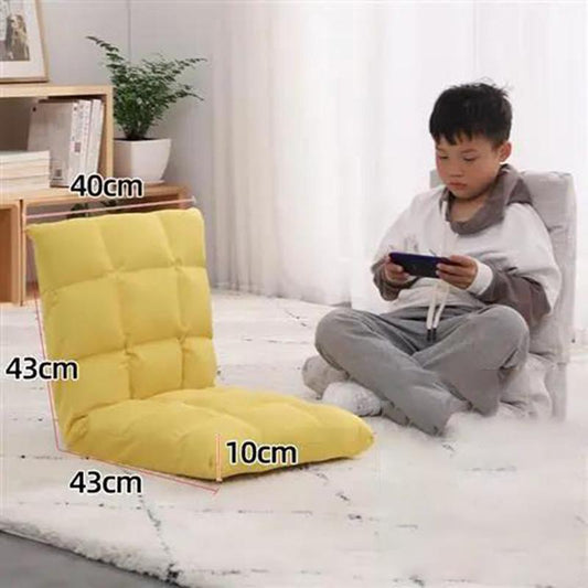 Children's Upholstered Sofa Living Room Backrest Floor Sofa Pure Color Mini Upholstered Sofa Play Cushion Sofa