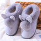 Autumn and Winter Cotton Slippers Indoor Non-slip Soft-soled Shoes Keep Warm Simple Plush Cotton Shoes Fashionable and Cute