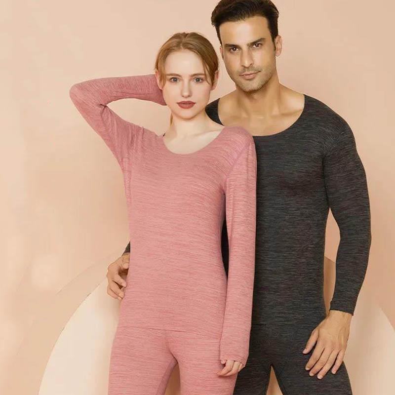 Large Size Velvet Suit Cationic Brushed Thermal Underwear Qiuyi Long Trousers