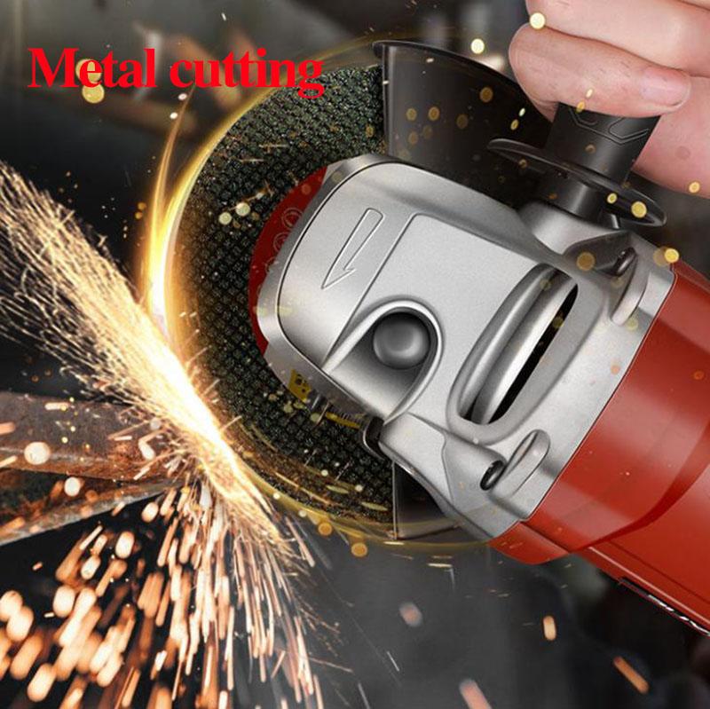 2380W 4m line Industrial Angle Grinder Wired Cutting Machine Multi-function Polisher Handheld Power Tools