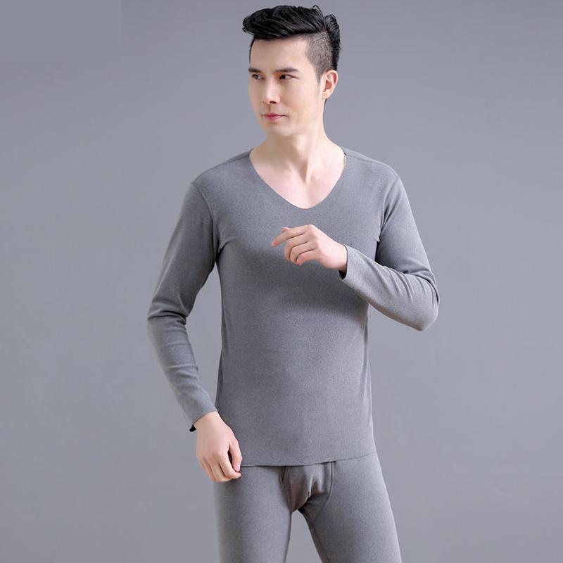 Winter Seamless Quick-heat Thermal Underwear Men's Autumn Clothing Long Pants Suit Self-heating Constant Temperature