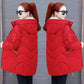 Printed Temperament Down Jacket Women's Mid-section Thick Slim-fit Fashion Temperament Jacket Women