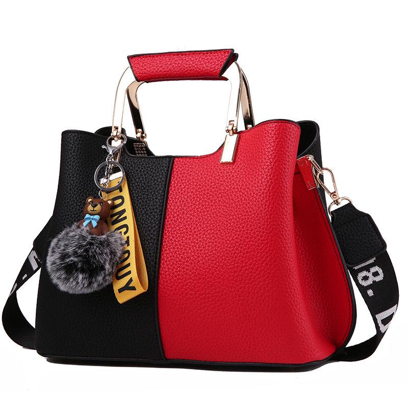 Woman bag European and American style Shoulder Handbag Trendy wild Patent leather bag Big capacity